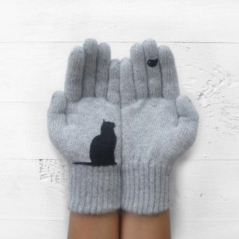 Cat Fan Cotton Gloves - Image 6
