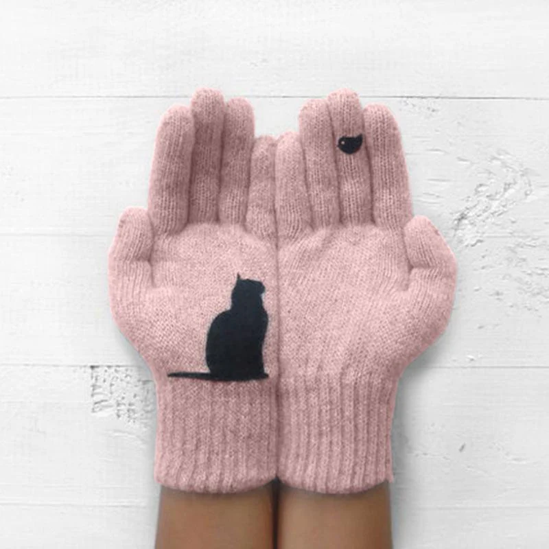 Cat Fan Cotton Gloves - Image 7