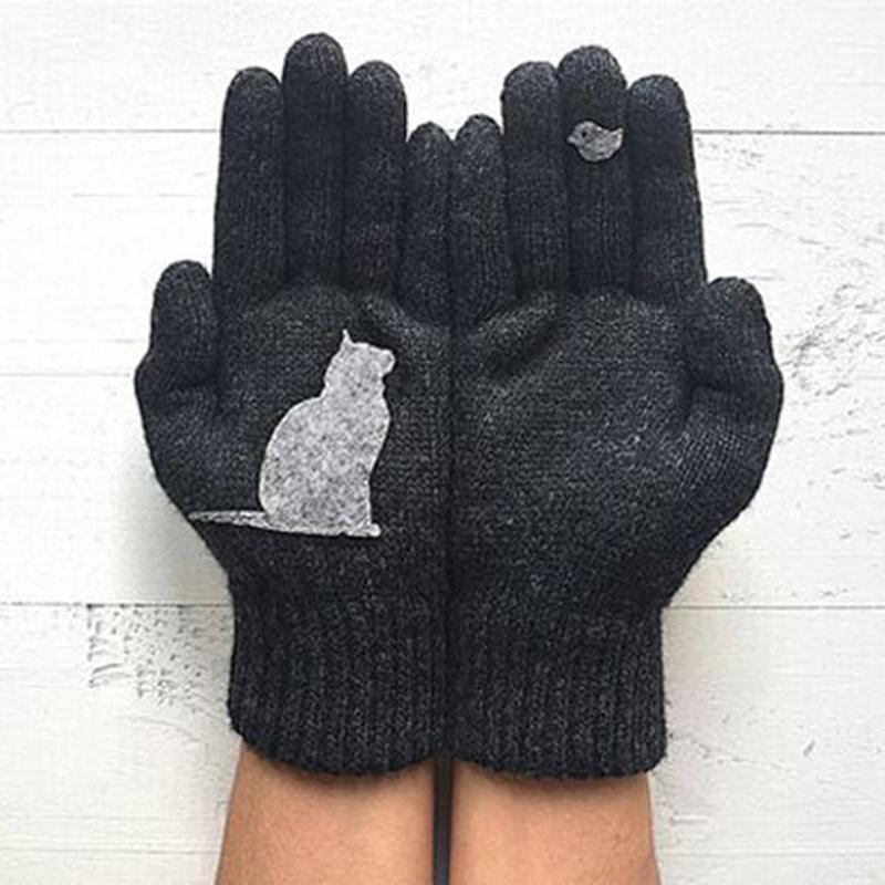 Cat Fan Cotton Gloves - Image 8