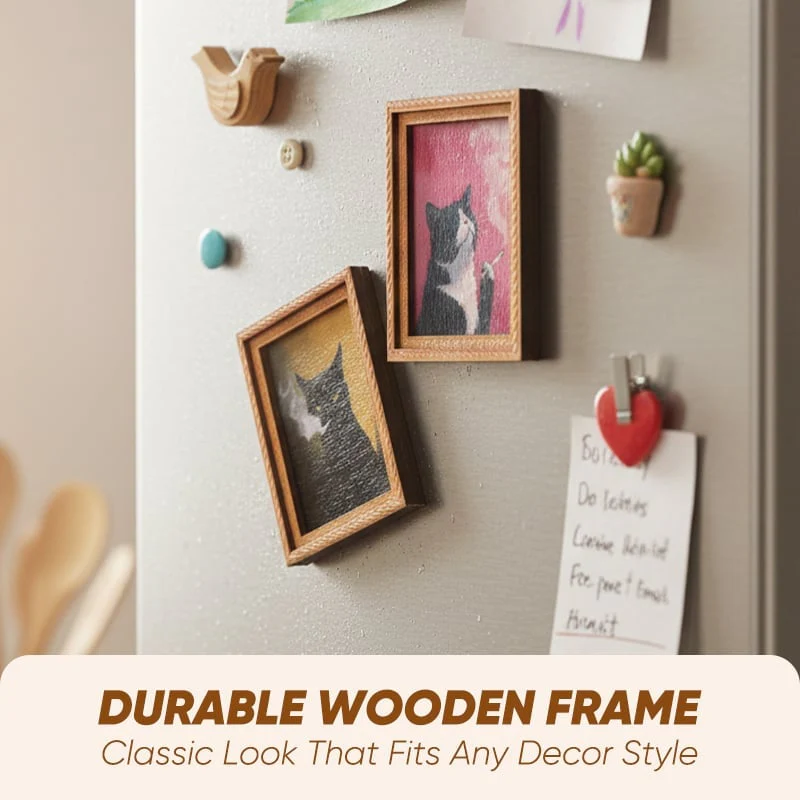 Cat Photo Frame Fridge Magnet - Image 6