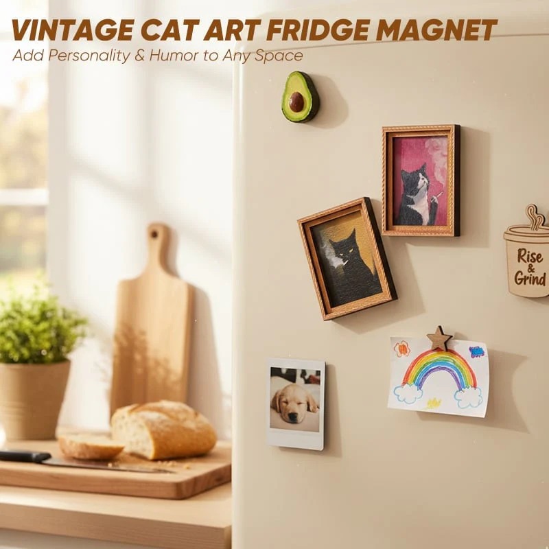 Cat Photo Frame Fridge Magnet - Image 9