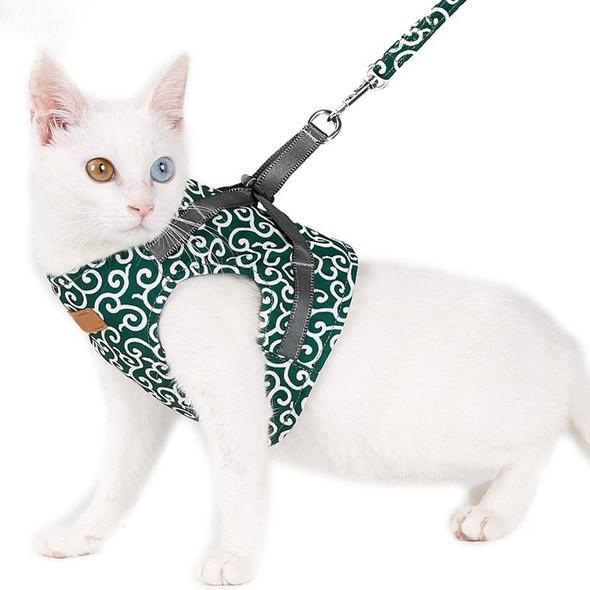 Cat Vest Harness and Leash Set to Outdoor Walking - Image 2