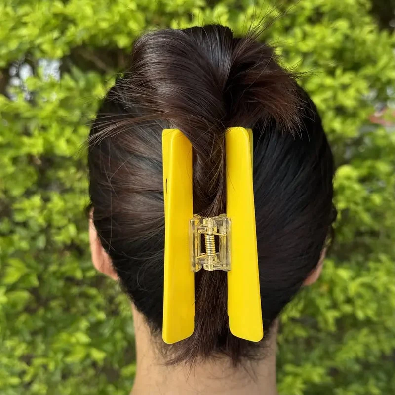 Caution Overstimulated Sign Hair Claw Clip - Image 2