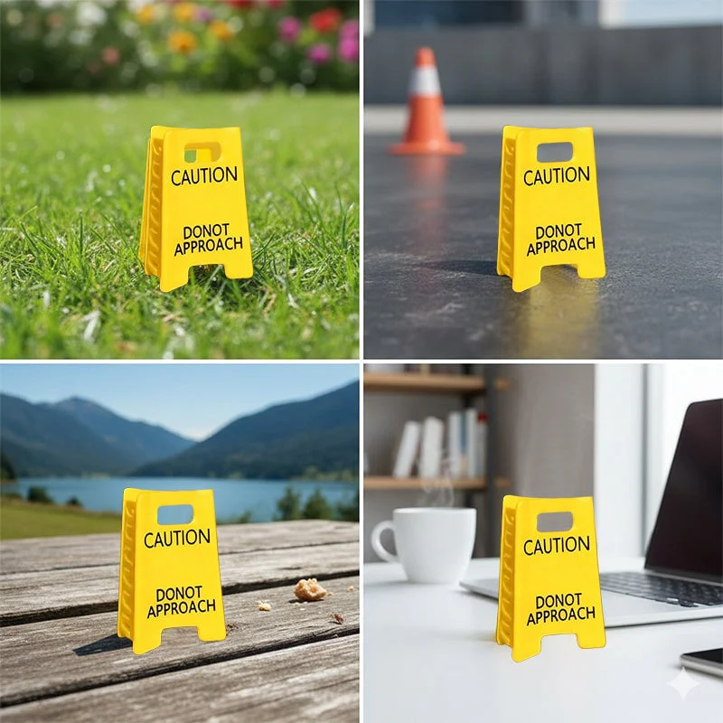 Caution Overstimulated Sign Hair Claw Clip - Image 7