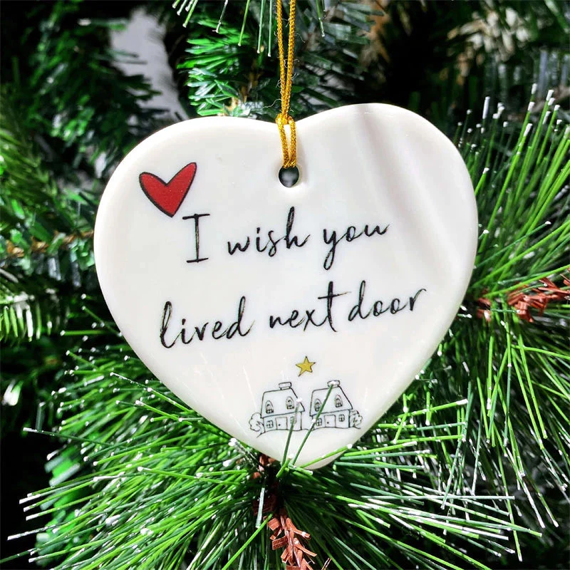 Ceramic Heart Hanging Ornament - Image 13