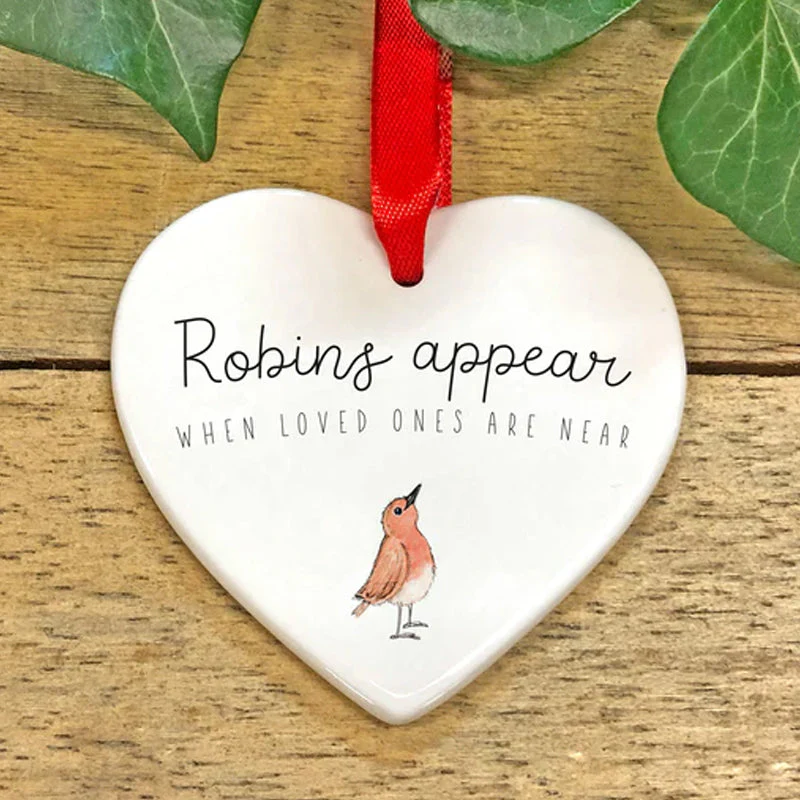 Ceramic Heart Hanging Ornament - Image 8