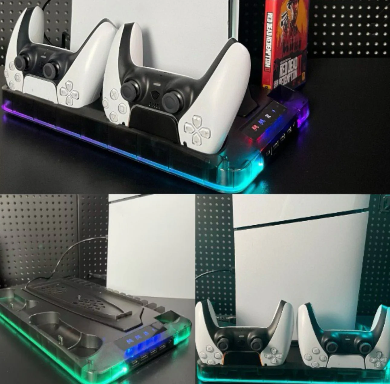 Charging Base Cooling Bracket for Dual PS5 Controller - Image 10