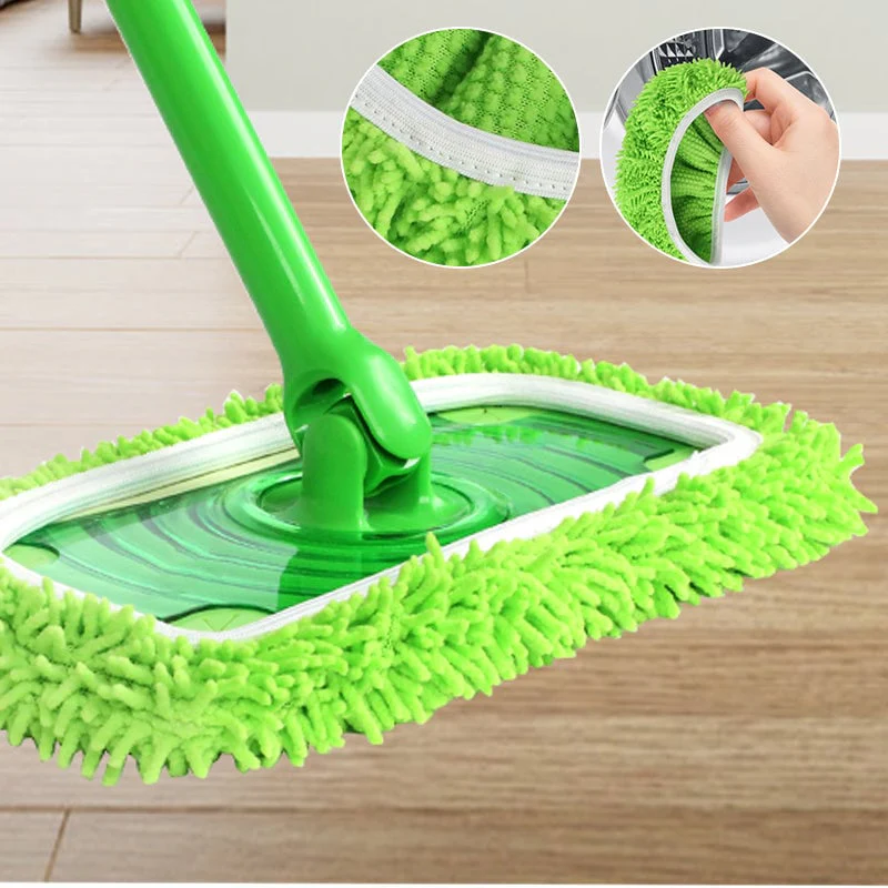 Chenille Mop Refill Pads for Home Use – Replacement Mop Heads for Floor Cleaning