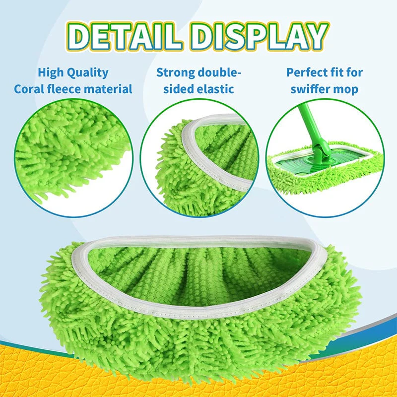 Chenille Mop Refill Pads for Home Use – Replacement Mop Heads for Floor Cleaning - Image 10