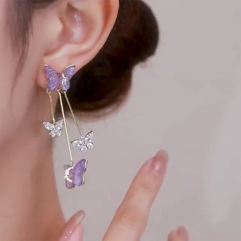 Chic Butterfly Earrings - Image 3