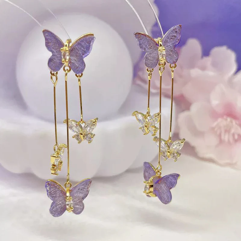 Chic Butterfly Earrings - Image 4