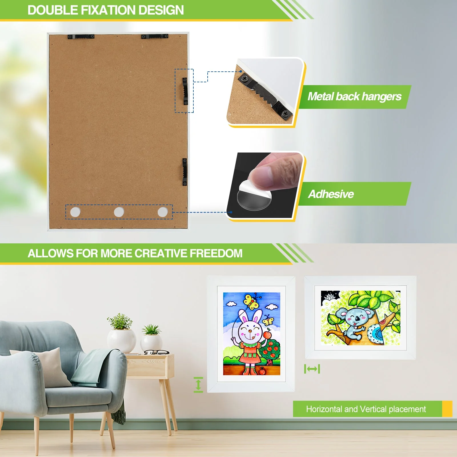 Children Art Projects 11.8'' x 8.3'' Kids Art Frames - Image 6