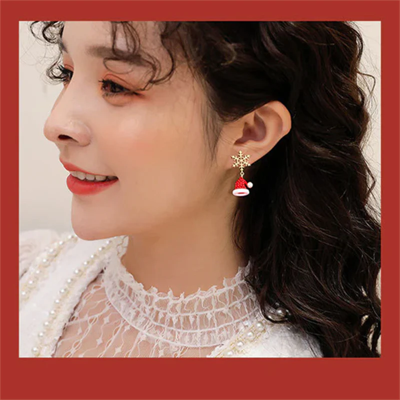 Christmas Asymmetric Earrings - Image 6