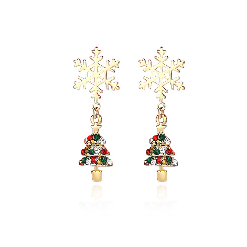 Christmas Asymmetric Earrings - Image 7