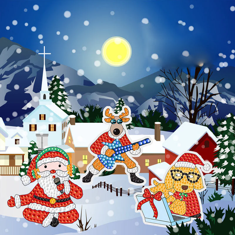 Christmas Diamond Painting Sticker Kit - Image 11