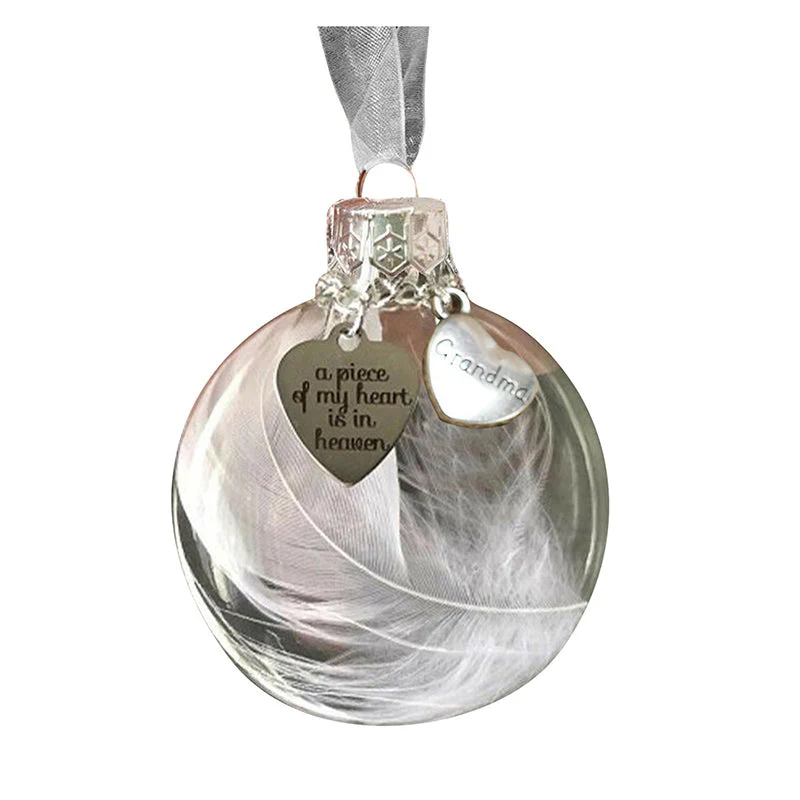Christmas Feather Ball Ornaments - Image 12