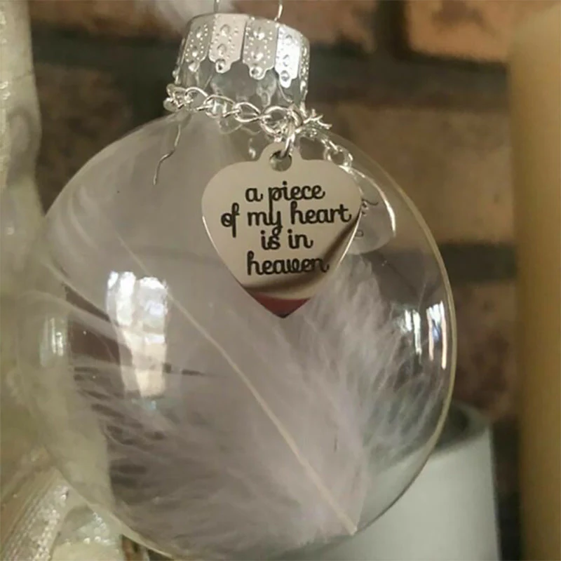 Christmas Feather Ball Ornaments - Image 5