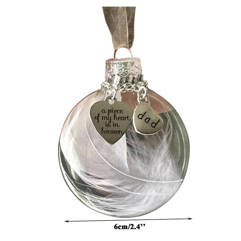 Christmas Feather Ball Ornaments - Image 7