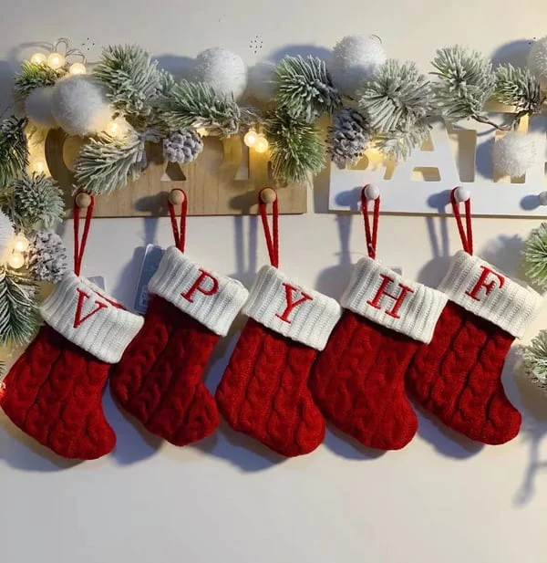 Christmas Letter Gift Socks - Image 3