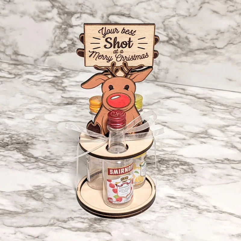 Christmas Mini Wine Bottle Holder - Image 12