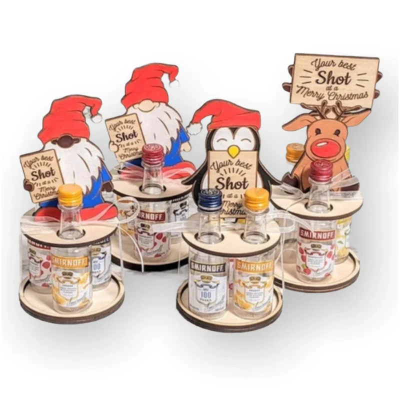 Christmas Mini Wine Bottle Holder - Image 14