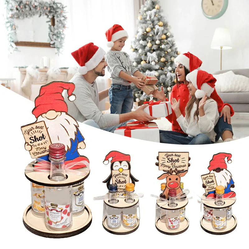 Christmas Mini Wine Bottle Holder - Image 7