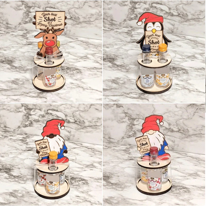 Christmas Mini Wine Bottle Holder - Image 8