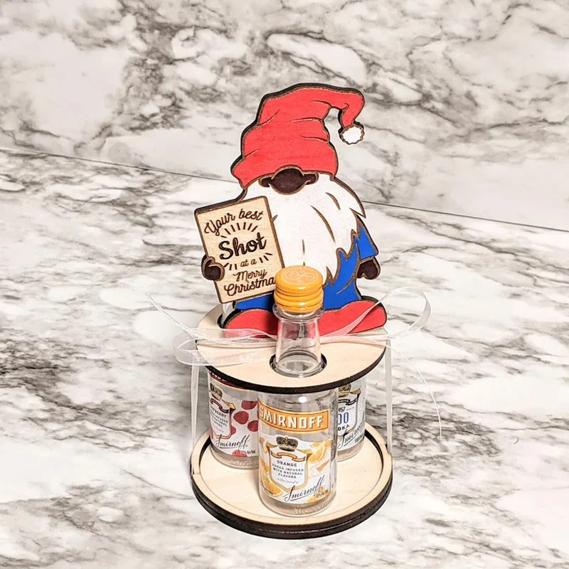 Christmas Mini Wine Bottle Holder - Image 9