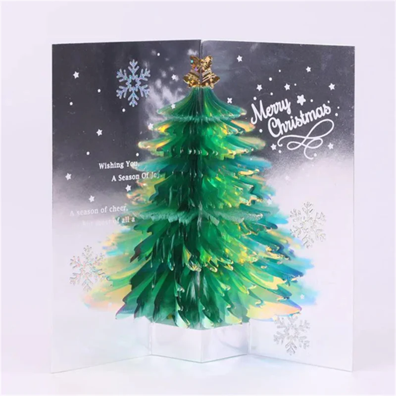 Christmas Tree 3D Pop-up Card - Image 5