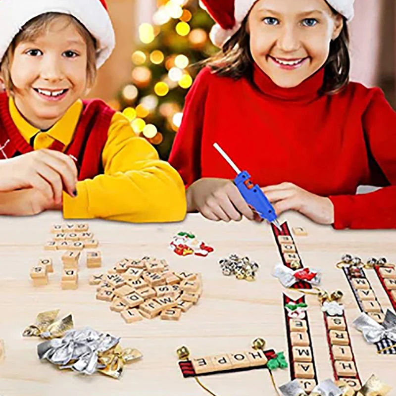 Christmas Tree Decorations-DIY Personalized Letter Ornaments - Image 3