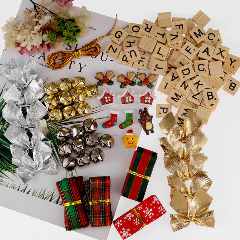 Christmas Tree Decorations-DIY Personalized Letter Ornaments - Image 6