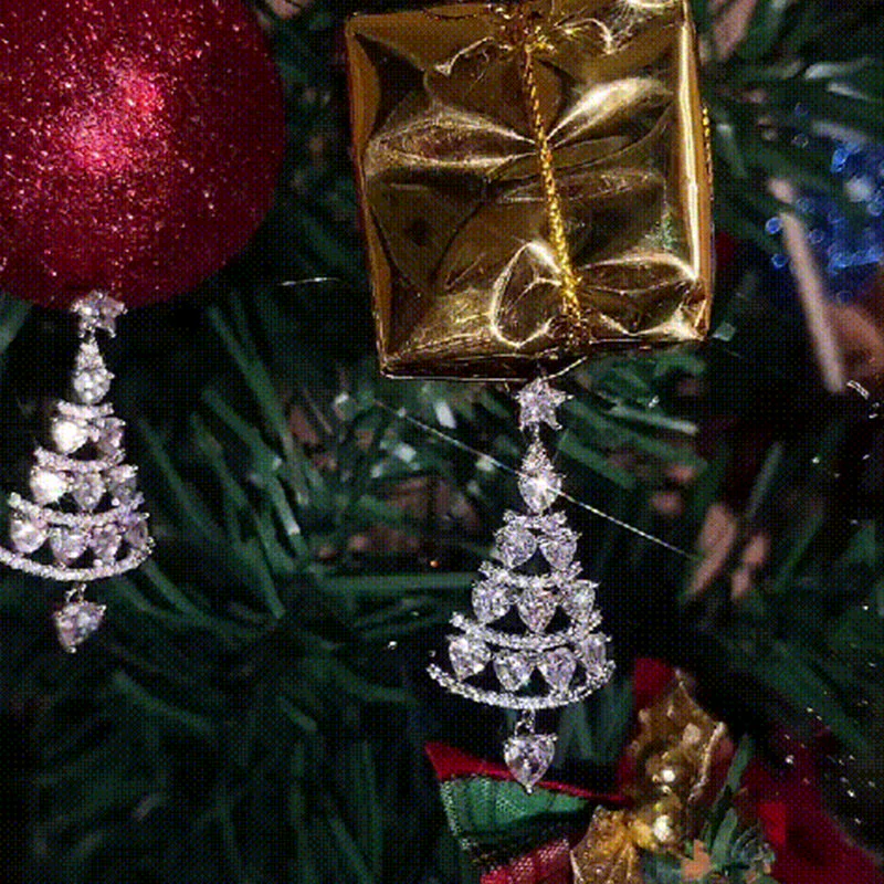 Christmas Tree Stud Earrings - Image 6