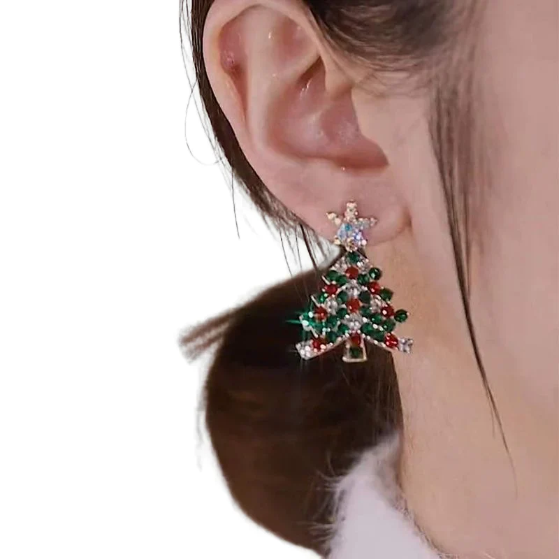 Christmas Tree Stud Earrings - Image 7