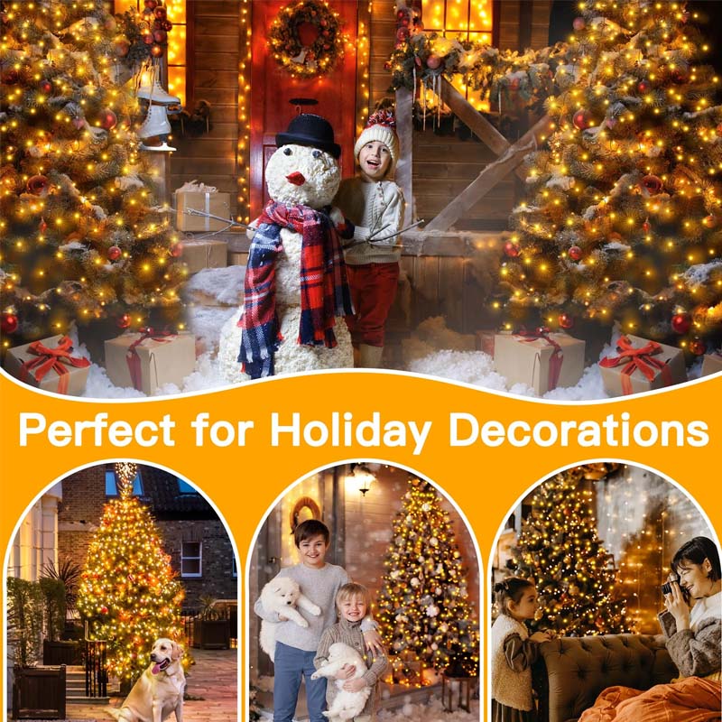 Christmas Tree Waterfall Lights with Ring - Image 10