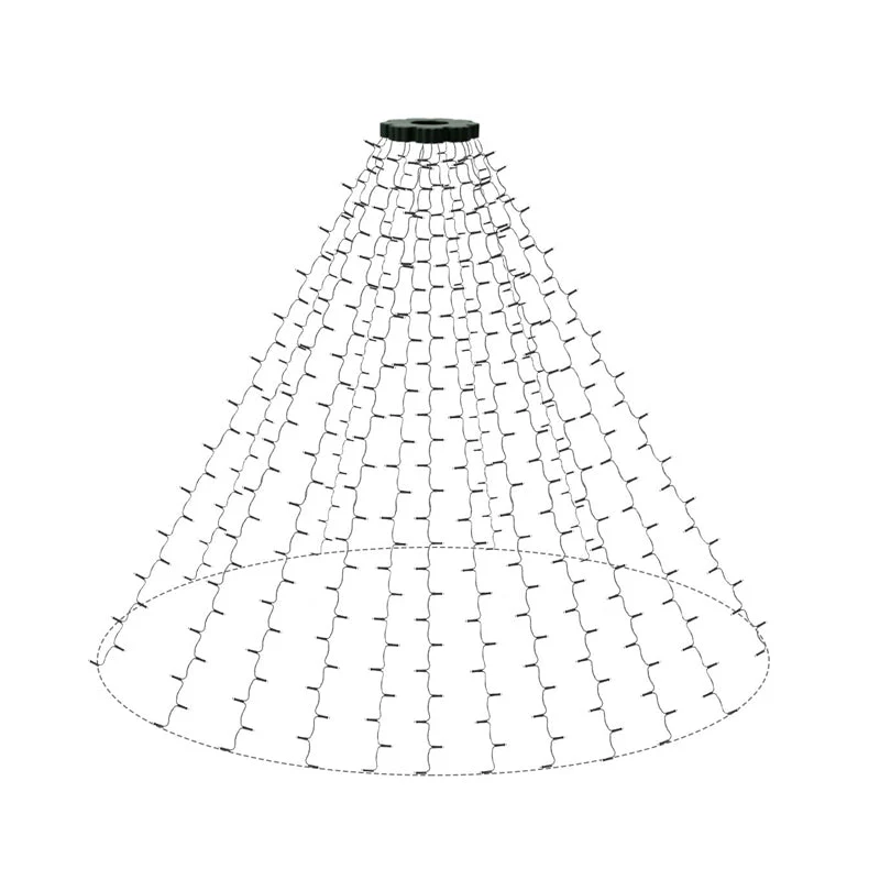 Christmas Tree Waterfall Lights with Ring - Image 11