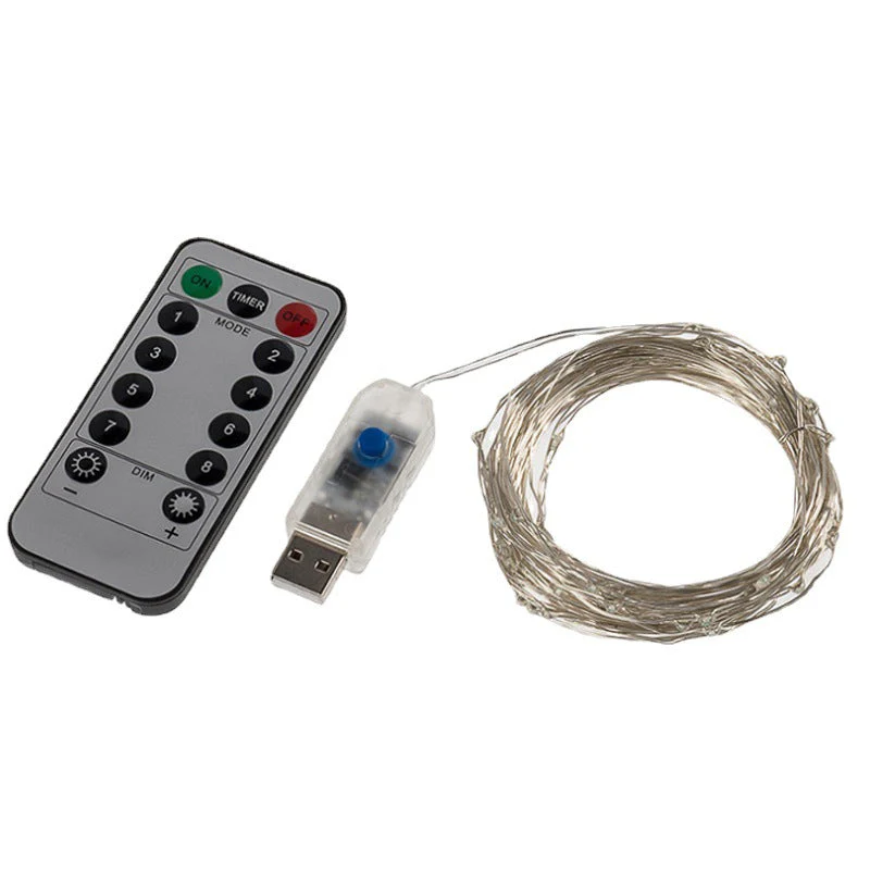 Christmas USB remote control copper wire light string - Image 14