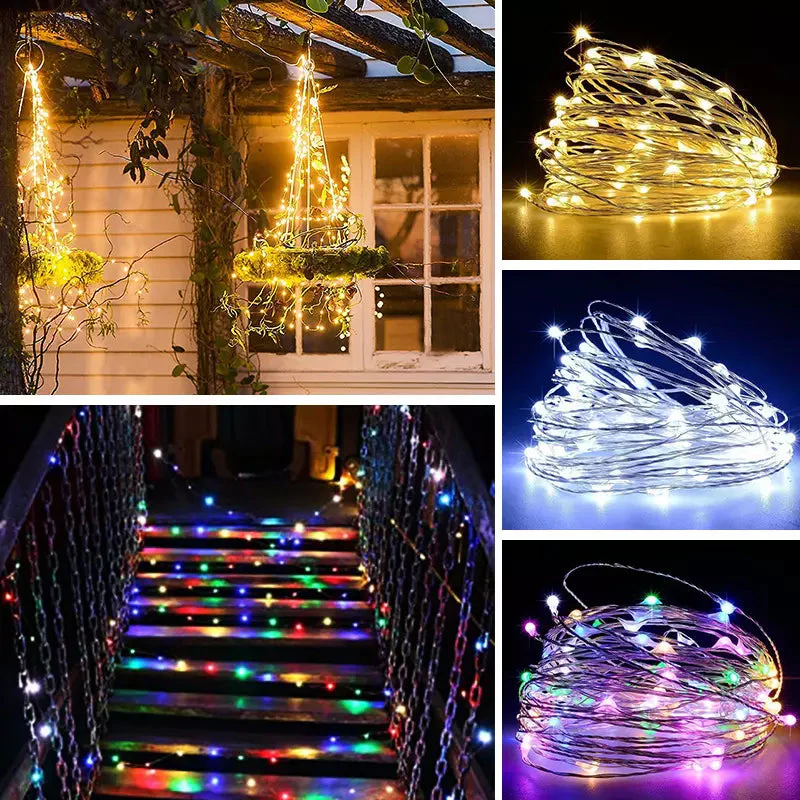 Christmas USB remote control copper wire light string - Image 15