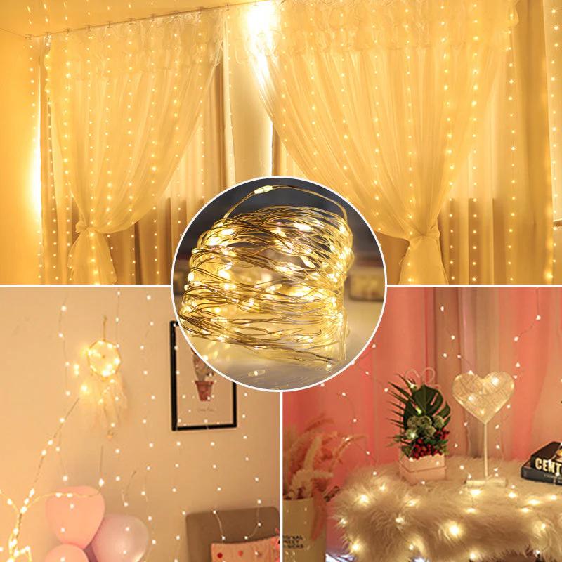 Christmas USB remote control copper wire light string - Image 3