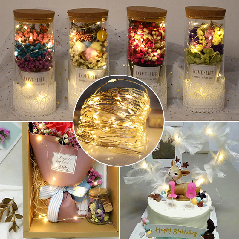 Christmas USB remote control copper wire light string - Image 5