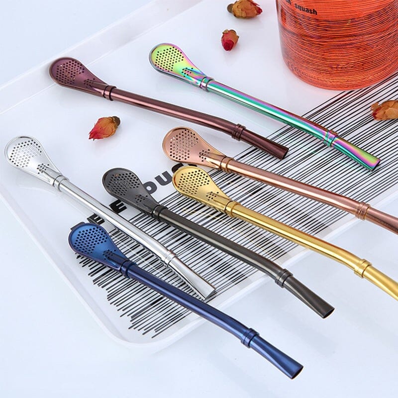 Coffee Spoon Stainless Steel Drinking Straw - Image 5