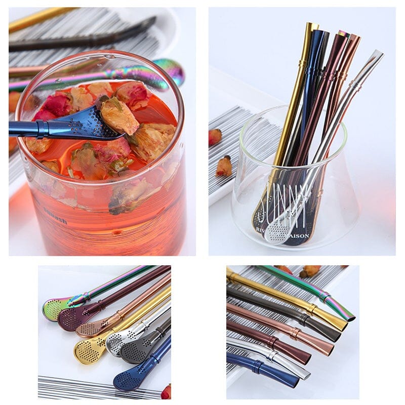 Coffee Spoon Stainless Steel Drinking Straw - Image 6