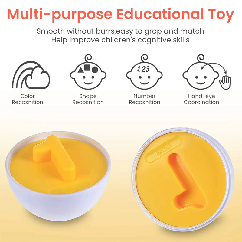 Cognitive Development Geometric Eggs - Image 11