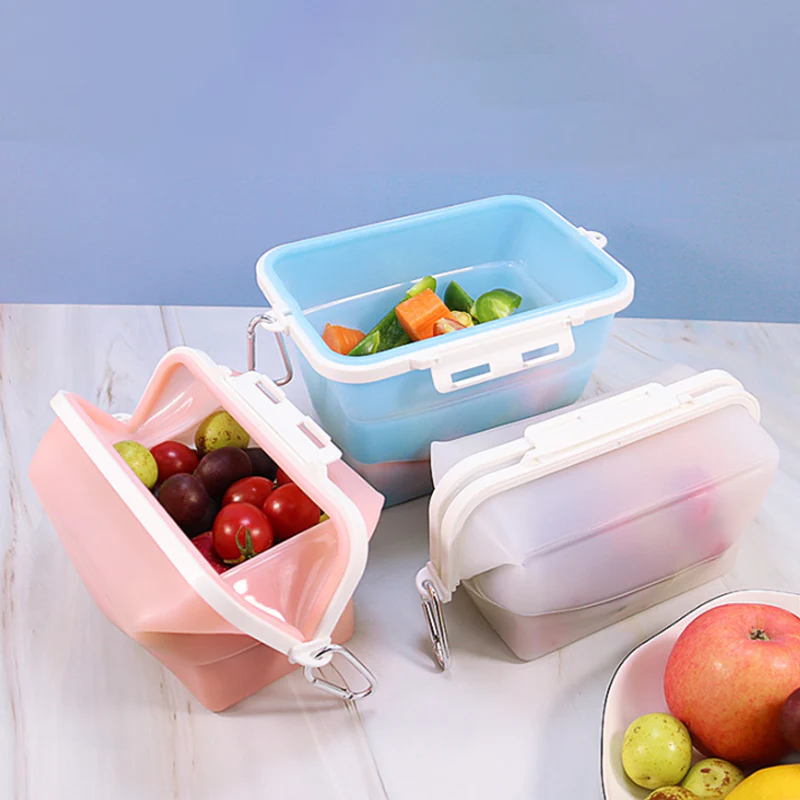 Collapsible Silicone Food Storage Box - Image 2