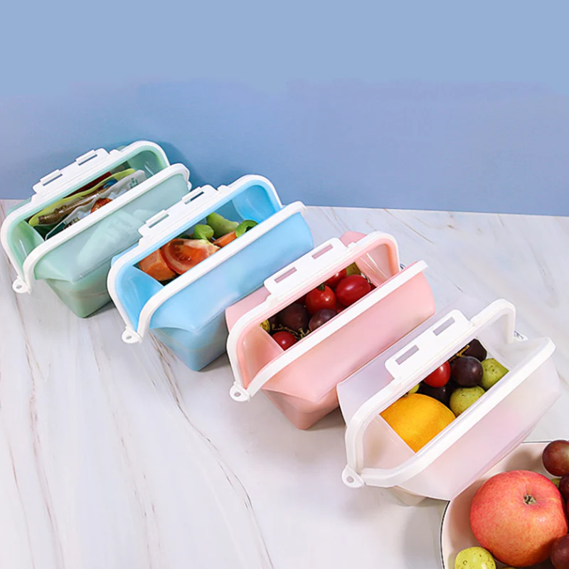 Collapsible Silicone Food Storage Box - Image 3