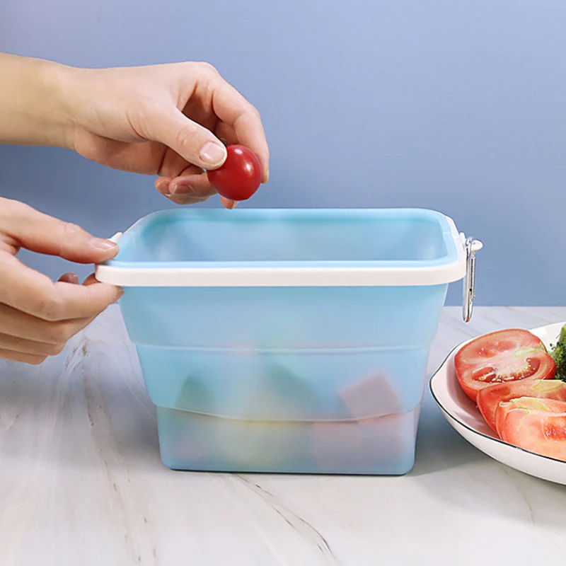 Collapsible Silicone Food Storage Box - Image 5