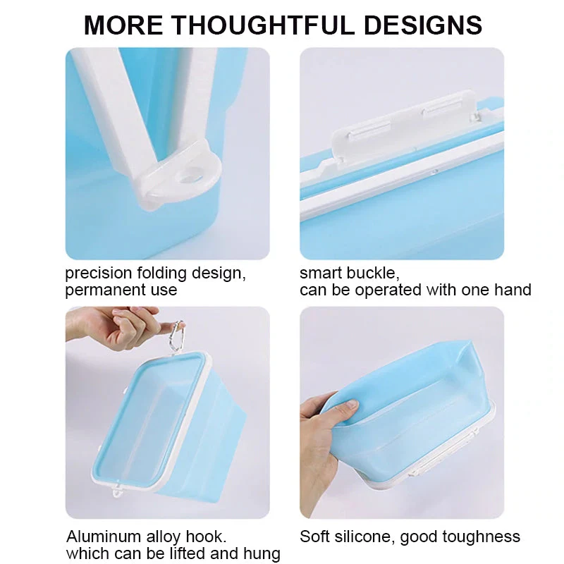 Collapsible Silicone Food Storage Box - Image 9