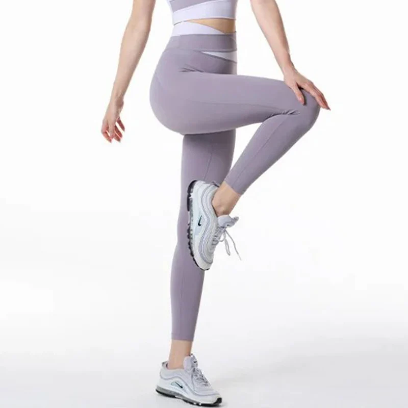 Color-coded High-waisted Belly Yoga Clothing - Image 13