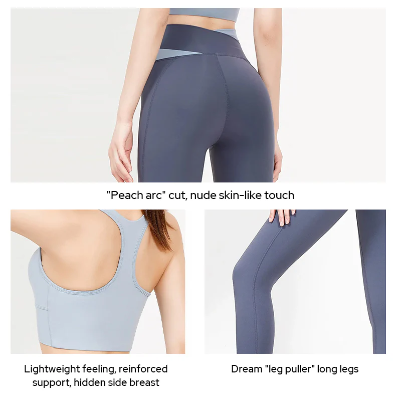 Color-coded High-waisted Belly Yoga Clothing - Image 2