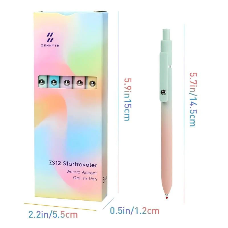 Color Push-Up Quick Dry Neutral Pen (5 PCS) - Image 11