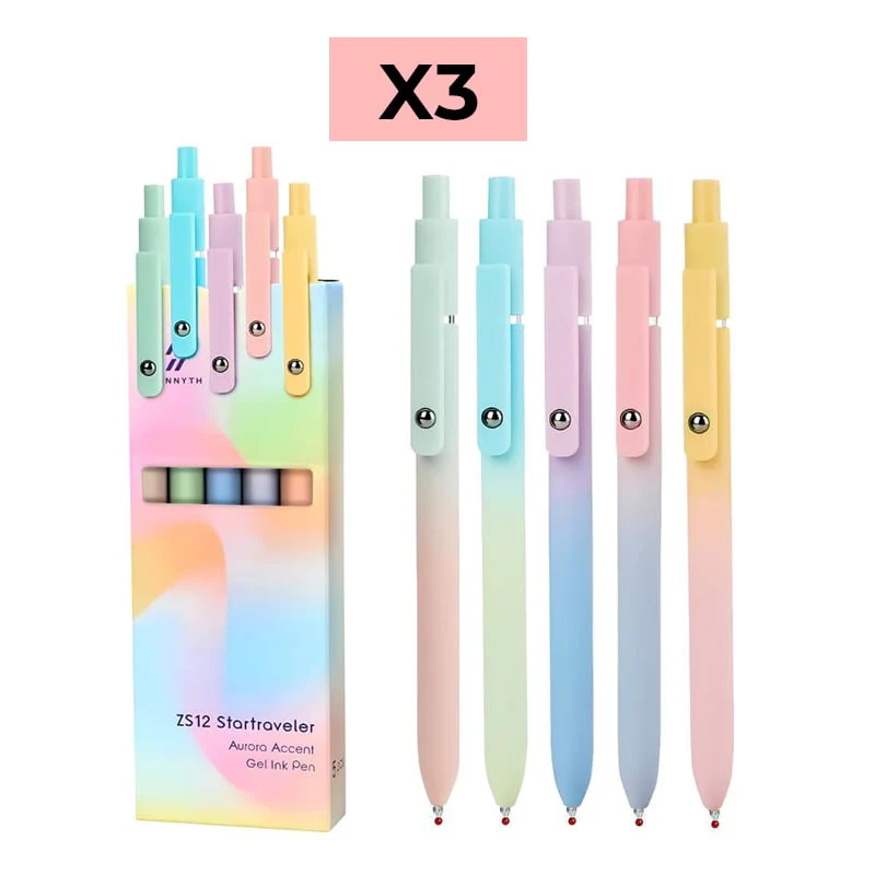 Color Push-Up Quick Dry Neutral Pen (5 PCS) - Image 14
